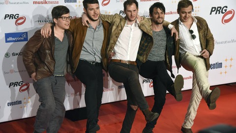 Die Band Wanda bei der Verleihung der Live Entertainment Awards 2015