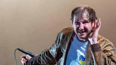 Marco Wanda auf der Bühne