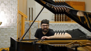 Proben beim SWR NEWJazz Meeting 2022 im SWR Studio Baden-Baden mit Micah Thomas – Klavier, Nicole Glover – Tenorsaxofon, Kalia Vandever – Posaune, Adam O’Farrill – Trompete, Henry Fraser – Kontrabass, Kayvon Gordon – Schlagzeug