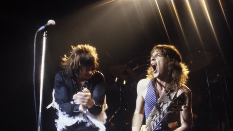 Ozzy Osbourne und Gitarrist Randy Rhoads