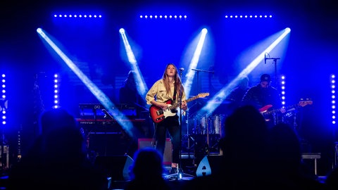 Sophie Hunger bei einem Auftritt in Lausanne im November 2021