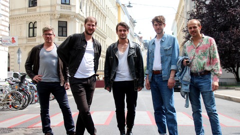 Musiker auf einer Straße