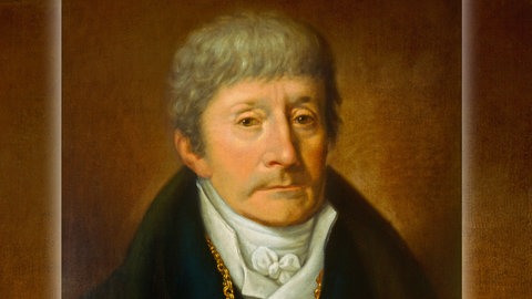 Antonio Salieri, Komponist (1750-1825). Porträt von Joseph Willibrord Mähler, 1825.