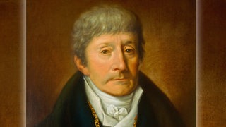 Antonio Salieri, Komponist (1750-1825). Porträt von Joseph Willibrord Mähler, 1825.