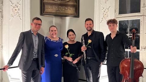 Ilyes Boufadden Adloff, Haesue Lee, Aurora Marthens, Johannes Obermeier und Alexander Warenberg 