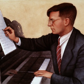 Dmitrij Schostakowitsch am Klavier - Zeitgenössisches Porträt