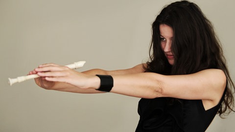 Die Blockflötistin Dorothee Oberlinger
