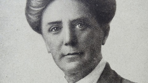 Fotografie der Komponistin Ethel Smyth (1858-1944)