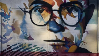 Ein Graffiti von Theodor W. Adorno