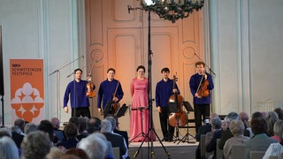 Martina Gedeck und das Schumann Quartett