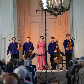 Martina Gedeck und das Schumann Quartett
