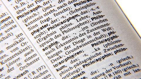 PHILOSOPH und PHILOSOPHIE - Stichworte im Duden