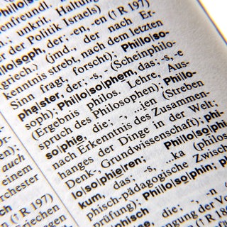PHILOSOPH und PHILOSOPHIE - Stichworte im Duden