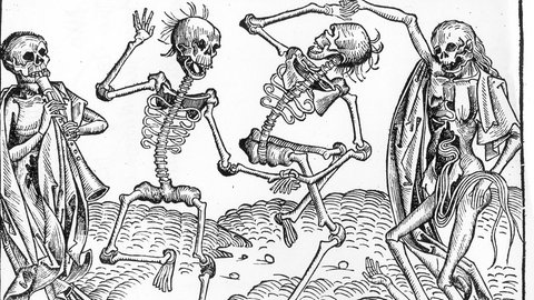 Tanz der Toten aus den Nürnberger Chroniken