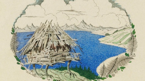 Hütte auf Hühnerbeinen von A. Pushkin, 1921-1926