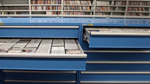 Musikarchiv im Landesfunkhaus Thüringen