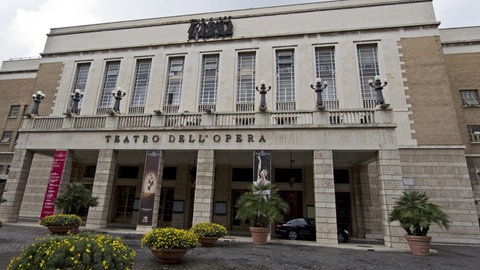 Teatro dell'Opera di Roma (Außenansicht des Haupteingangs)