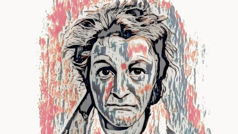 Ernst Theodor Amadeus Hoffmann oder E. T. A. Hoffmann, 1776-1822, digital bearbeitet