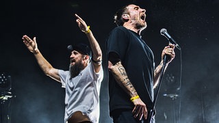 Andrew Fearn und Jason Williamson vom Electropunk-Duo Sleaford Mods