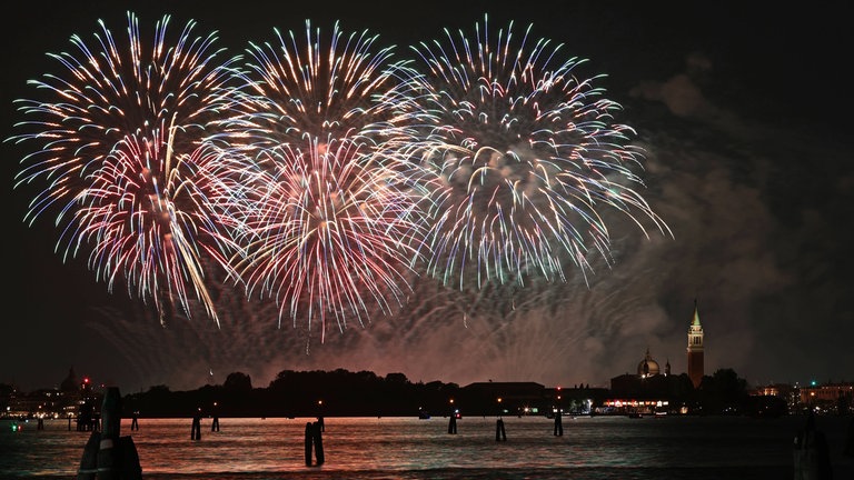 Feuerwerk über Venedig