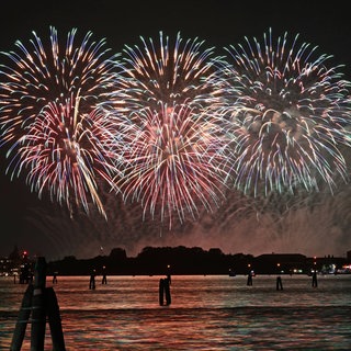 Feuerwerk über Venedig