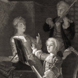 Wolfgang Amadeus Mozart Porträt