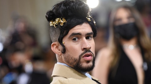 Bad Bunny bei der MET Gala, New York 2022