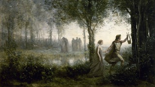 Orpheus führt Eurydike aus der Unterwelt (Jean-Baptiste Corot, 1861)