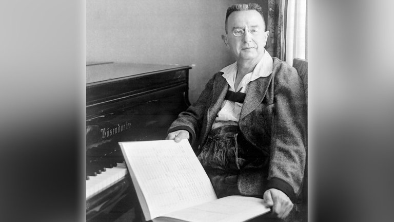 Komponist Franz Schmidt  Foto um 1935.