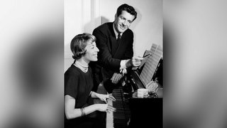 Komponistin Mary Rodgers und Komponist Hugh O Brian, Aufnahme von 1961  