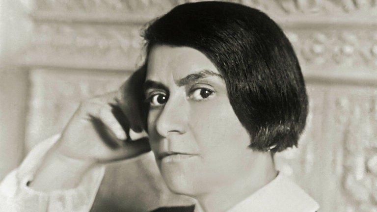 Else Lasker-Schüler, Porträtaufnahme, 1932.