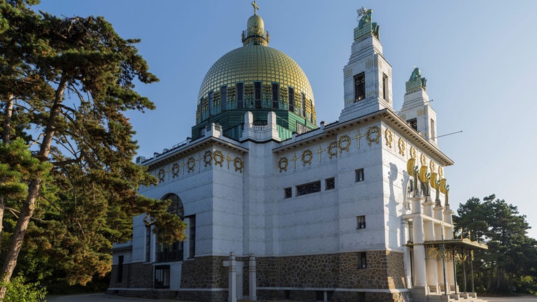 Kirche am Steinhof Baumgartner Höhe, Otto Wagner, Wiener Jugendstil, 14. Bezirk Penzing, Wien, Österreich.