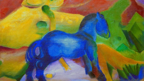 Franz Marc, Blaues Pferdchen