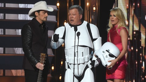 Schauspieler William Shatner auf Country Festival