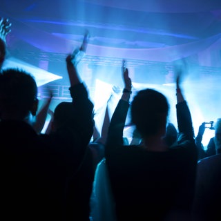 Symbolbild: Begeisterte Zuschauer vor einer Bühne