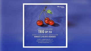 Album-Cover: Tabea Zimmermann mit Romanzen aus der Welt von Robert und Clara Schumann