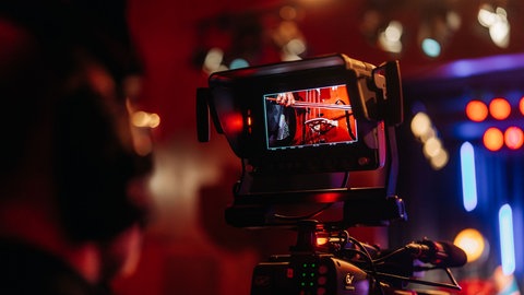 Kameraausschnitt Kontrabass