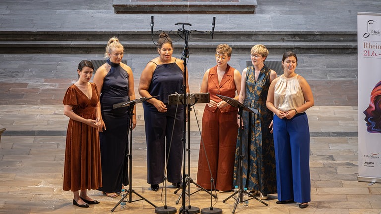 Das Vokalensemble Lyyra bei RheinVokal 2025 in der Christuskirche, Andernach am 19.07.2025