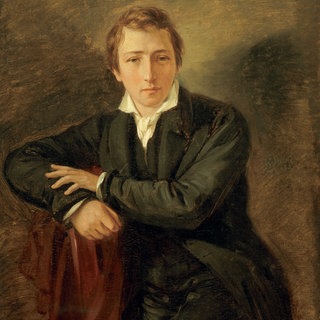 Heinrich Heine, Porträt  Gemälde Oppenheim