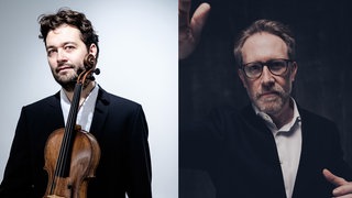 (li.) Lawrence Power (Viola); (re.) Simon Crawford-Phillips (Klavier)