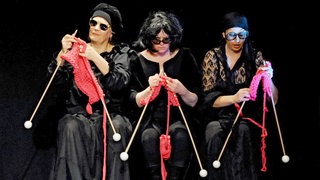 drei Nornen, von links nach rechts: Elena Schreiber, Annette Fischer, Elisabeth Wolfbauer