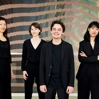 Das Nerida Quartett mit Saskia Niehl, Jeffrey Armstrong (Violine), Grace Leehan (Viola) und Nadja Reich (Violoncello)