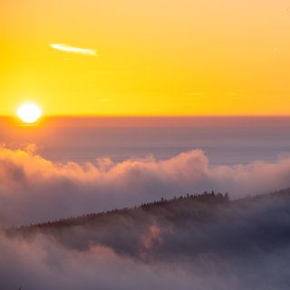 Sonnenaufgang am Feldberg