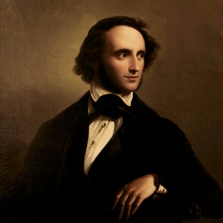 Felix Mendelssohn-Bartholdy - Gemälde, 1847, von Wilhelm Hensel (1794-1861). Öl auf Leinwand, 92 x 76 cm. Düsseldorf, Stadtmuseum.