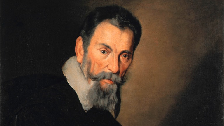 Claudio Monteverdi - Porträt (Gemälde) um 1640, von Bernadro Strozzi (1581-1644). Innsbruck,Tirol.Landesmus.Ferdinandeum.