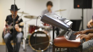 Musikstudenten beim SummerCAMP-Popakademie.