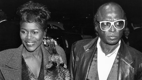 Miles Davis mit Ehefrau Cicely Tyson