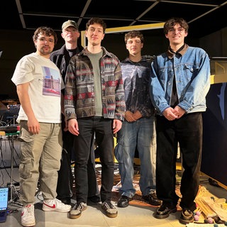Jazzband Calima in den Bauer Studios
