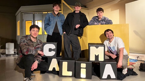 Band Calima in den Bauer Studios