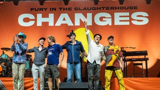 Fury In The Slaughterhouse live bei einem Konzert auf der Gilde Parkbühne in Hannover mit ihrem neuen Album "Changes" am 26.06.2026. 